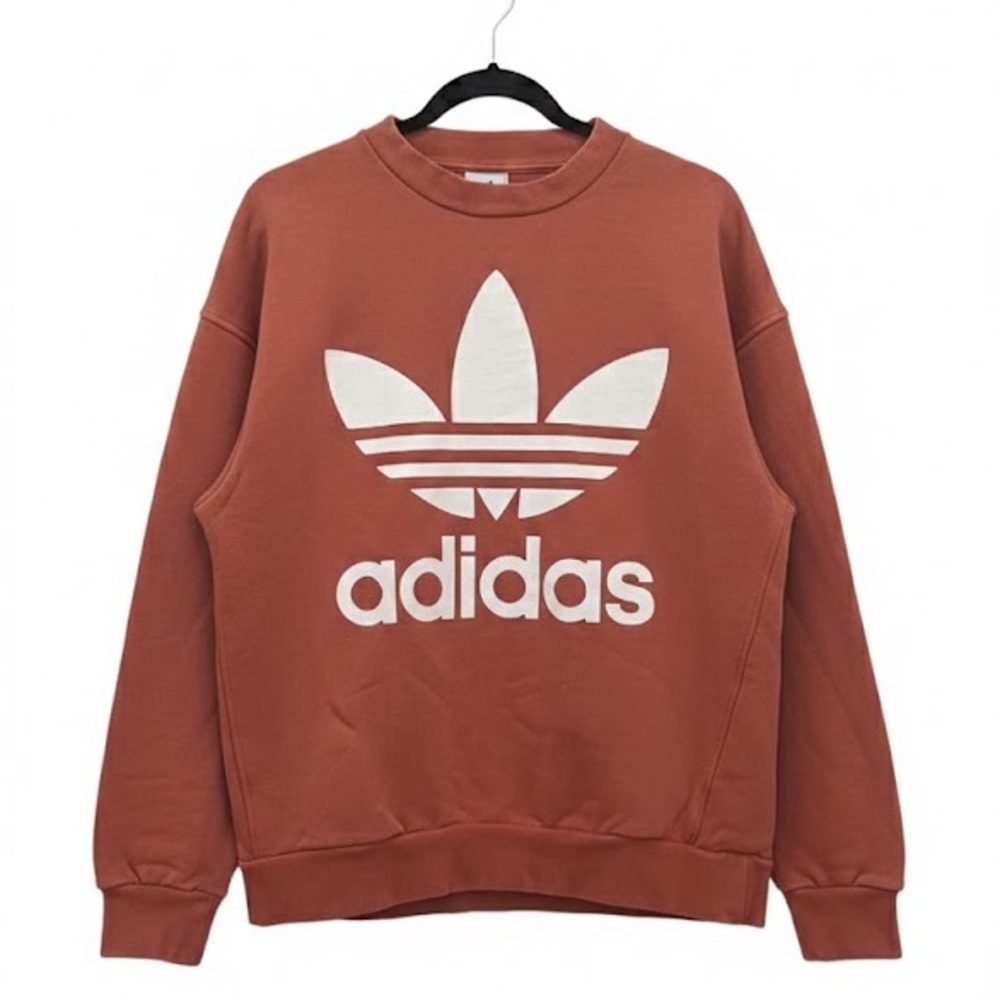 Adidas Originals Terracotta Sweatshirt with White Logo